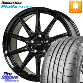 HotStuff G-SPEED G-05 G05 5H ホイール 4本 18インチ 18 X 7.0J +55 5穴 114.3 ブリヂストン プレイズ Playz PX-RV2 サマータイヤ 225/55R18 クロストレック ZR-V