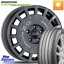 OZ Rally Racing ラリーレーシング GRA 専用KIT付属 16インチ 16 X 7.0J(VW POLO AW) +45 5穴 100 ブリヂストン ECOPIA NH200 エコピア サマータイヤ 195/55R16 フォルクスワーゲン POLO ポロ