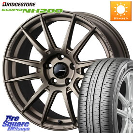 WEDS WedsSport SA-62R ホイール 17インチ 17 X 7.5J +48 5穴 100 ブリヂストン ECOPIA NH200 エコピア サマータイヤ 215/55R17