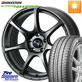 WEDS 74007 ウェッズ スポーツ SA75R SA-75R 18インチ 18 X 8.5J +35 5穴 114.3 ブリヂストン ECOPIA NH200 エコピア サマータイヤ 225/45R18