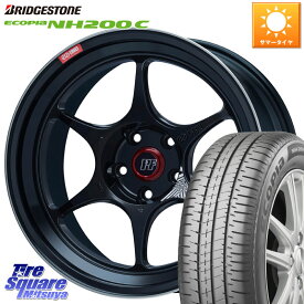 ENKEI エンケイ PerformanceLine PF06 BK ホイール 17インチ 17 X 7.5J +45 5穴 114.3 ブリヂストン ECOPIA NH200C エコピア サマータイヤ 195/45R17