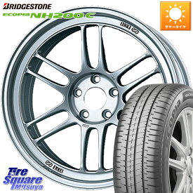 ENKEI エンケイ Racing RPF1 SILVER ホイール 17 X 7.5J +48 5穴 114.3 ブリヂストン ECOPIA NH200C エコピア サマータイヤ 195/45R17