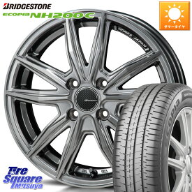 MONZA R-VERSION BROCER ホイール 15インチ 15 X 5.5J +43 4穴 100 ブリヂストン ECOPIA NH200C エコピア サマータイヤ 165/55R15