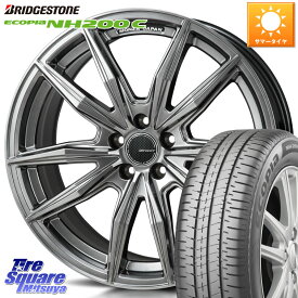 MONZA R-VERSION BROCER ホイール 17インチ 17 X 7.0J +53 5穴 114.3 ブリヂストン ECOPIA NH200C エコピア サマータイヤ 195/45R17 スイフトスポーツ