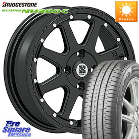 MLJ XTREME-J エクストリームJ ホイール 14インチ 14 X 4.5J +43 4穴 100 ブリヂストン ECOPIA NH200C エコピア サマータイヤ 175/70R14 ソリオ