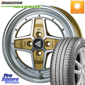 ENKEI エンケイ NEO CLASSIC APACHE2 15インチ 15 X 5.0J +45 4穴 100 ブリヂストン ECOPIA NH200C エコピア サマータイヤ 175/65R15 ハスラー タフト