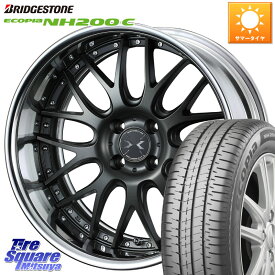 WEDS MAVERICK 709M HiDisk 17インチ 2ピース 17 X 7.5J +44 4穴 100 ブリヂストン ECOPIA NH200C エコピア サマータイヤ 195/45R17