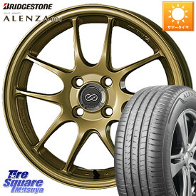 ENKEI エンケイ PerformanceLine PF01 ゴールド ホイール 16 X 6.5J +42 4穴 100 ブリヂストン アレンザ 001 ALENZA 001 サマータイヤ 215/65R16 ライズ ガソリン車