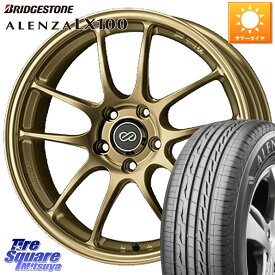 KYOHO ENKEI エンケイ PerformanceLine PF01 ゴールド ホイール 18 X 7.0J +48 5穴 114.3 ブリヂストン ALENZA アレンザ LX100 サマータイヤ 235/60R18 RAV4 CX-60