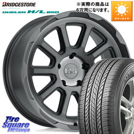 BLACK RHINO CHASE ブラックライノ チェイス 17インチ 17 X 9.0J +12 6穴 139.7 ブリヂストン DUELER デューラー HL850 H/L 850 サマータイヤ 265/65R17 ランクル プラド トライトン