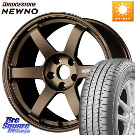 RAYS 【欠品次回8月末】 VOLK RACING TE37 SAGA S-plus TE37 S-プラス ホイール 18インチ 18 X 8.0J +45 5穴 114.3 ブリヂストン NEWNO ニューノ サマータイヤ 225/55R18 エクストレイル デリカ D5 D:5