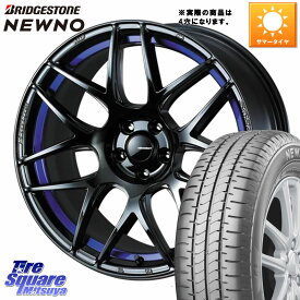 WEDS 74227 SA-27R ウェッズ スポーツ ホイール 17インチ ◇参考画像 17 X 6.5J +50 4穴 100 ブリヂストン NEWNO ニューノ サマータイヤ 215/45R17 アクア