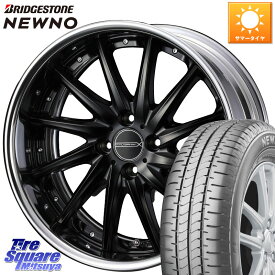 WEDS MAVERICK 1212F HiDisk 17インチ 2ピース 17 X 7.0J +44 4穴 100 ブリヂストン NEWNO ニューノ サマータイヤ 195/45R17 アクア ヤリス ロードスター