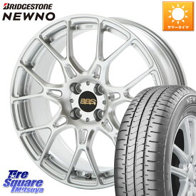 ASSO BBS INTERSPEED IS701 ダイヤモンドシルバー 17 X 7.0J(ALFAROMEO MITO 955) +35 4穴 98 ブリヂストン NEWNO ニューノ サマータイヤ 215/45R17 アルファロメオ MITO ミト