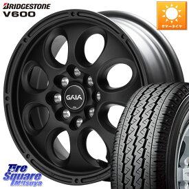 MANARAY MID GAIA X ガイアクロス ホイール 14インチ 14 X 5.0J +42 4穴 100 ブリヂストン V600 サマータイヤ 155/80R14 88*86