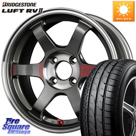 RAYS 【欠品次回9月末】 レイズ TE37 ボルクレーシング SONIC SL ホイール 15インチ 15 X 6.0J +41 4穴 100 ブリヂストン LUFT RV2 ルフト サマータイヤ 195/65R15