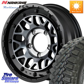 MANARAY NITRO POWER ナイトロパワー M29 STINGER スティンガー ※インセット -5 ホイール 16インチ 16 X 6.0J +0 5穴 139.7 NANKANG TIRE ROLLNEX FT-9 ホワイトレター サマータイヤ 175/80R16 ジムニー