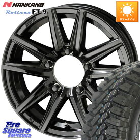 KYOHO SEIN-SS ザインSS ブラック ホイール 16インチ 16 X 5.5J +22 5穴 139.7 NANKANG TIRE ROLLNEX FT-9 ホワイトレター サマータイヤ 175/80R16 ジムニー