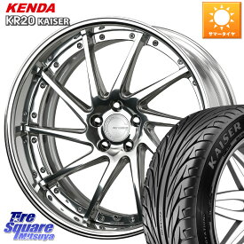 WORK GNOSIS CVS O Disk 19インチ 2ピース 19 X 8.5J +45 5穴 100 KENDA ケンダ カイザー KR20 サマータイヤ 215/35R19