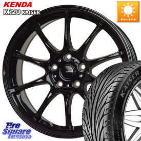 HotStuff G.SPEED G-07 ホイール 16インチ 16 X 6.5J +48 5穴 100 KENDA ケンダ カイザー KR20 サマータイヤ 205/55R16 プリウス 86 インプレッサ カローラスポーツ XV