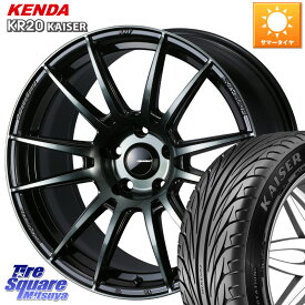 WEDS WedsSport SA-62R ホイール 17インチ 17 X 7.0J +40 5穴 114.3 KENDA ケンダ カイザー KR20 サマータイヤ 215/50R17 リーフ