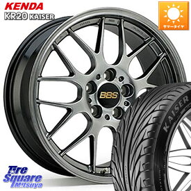 BBS RG-R 鍛造1ピース ホイール 17インチ 17 X 7.0J +45 4穴 100 KENDA ケンダ カイザー KR20 サマータイヤ 215/45R17 アクア