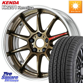 WORK EMOTION ZR10 L Disk 18インチ 2ピース 18 X 7.5J +40 5穴 114.3 KENDA ケンダ KENETICA KR201 サマータイヤ 215/55R18 エクストレイル