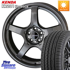 KYOHO TRACER GT-V GTV GB 軽量 ホイール 18インチ 18 X 8.5J +38 5穴 114.3 KENDA ケンダ KENETICA KR201 サマータイヤ 225/45R18