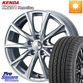 WEDS JOKER GLIDE ホイール 4本 17インチ 17 X 7.0J +40 5穴 114.3 KENDA ケンダ KENETICA KR201 サマータイヤ 215/50R17 リーフ