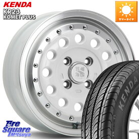 MLJ XTREME-J エクストリーム RUGGED WH 14インチ 14 X 5.0J +45 4穴 100 KENDA ケンダ KOMET PLUS KR23 サマータイヤ 165/65R14 ハスラー デリカミニ