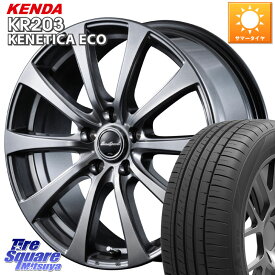 MANARAY 【欠品次回6月中-下旬予定】MID EuroSpeed G10 ホイール 15インチ 15 X 6.0J +45 5穴 100 KENDA ケンダ KENETICA ECO KR203 サマータイヤ 185/60R15 シエンタ