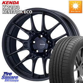 ENKEI エンケイ RACING GTC02 BK ホイール 18インチ 18 X 8.5J +43 5穴 114.3 KENDA ケンダ KENETICA ECO KR203 サマータイヤ 235/45R18