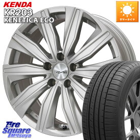 KYOHO EURO ZWEI ツヴァイ FK-10 シルバー 16 X 6.5J(AUDI A1 GBD) +47 5穴 100 KENDA ケンダ KENETICA ECO KR203 サマータイヤ 205/60R16 アウディA1