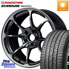 RAYS 【欠品次回8月末】 レイズ NE24 ボルクレーシング 18インチ 18 X 7.5J +48 5穴 114.3 ROADSTONE ロードストーン EUROVIS sport 04 サマータイヤ 215/45R18 MAZDA3 VOXY