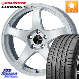 KYOHO ENKEI エンケイ PerformanceLine PF05 WH 18インチ 18 X 7.5J +48 5穴 114.3 ROADSTONE ロードストーン EUROVIS sport 04 サマータイヤ 215/45R18 MAZDA3 リーフ VOXY