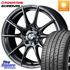 WEDS SA-25R PSB ウェッズ スポーツ ホイール 17インチ 17 X 7.0J +40 5穴 114.3 ROADSTONE ロードストーン EUROVIS sport 04 サマータイヤ 215/50R17 リーフ