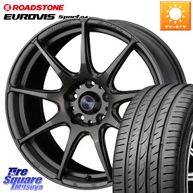 WEDS ウェッズ スポーツ SA99R SA-99R 17インチ 17 X 7.0J +40 5穴 114.3 ROADSTONE ロードストーン EUROVIS sport 04 サマータイヤ 215/50R17 リーフ