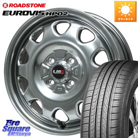 LEHRMEISTER レアマイスター LMG OFF STYLE ホイール 14インチ 14 X 5.0J +39 4穴 100 ROADSTONE ロードストーン EUROVIS HP02 サマータイヤ 165/65R14 ルーミー