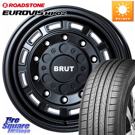 BRUT ブルート BR-70 BR70 ホイール 16インチ 16 X 6.5J +30 5穴 114.3 ROADSTONE ロードストーン EUROVIS HP02 サマータイヤ 205/55R16