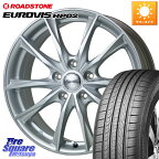 HotStuff エクシーダー E06 ホイール 15インチ 15 X 6.0J +43 5穴 114.3 ROADSTONE ロードストーン EUROVIS HP02 サマータイヤ 185/60R15 スイフトスポーツ