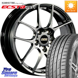 BBS RF 鍛造1ピース DB ホイール 17インチ 17 X 7.0J +48 5穴 114.3 KUMHO ECSTA PS71 エクスタ サマータイヤ 215/50R17 MAZDA3 インプレッサ リーフ レヴォーグ