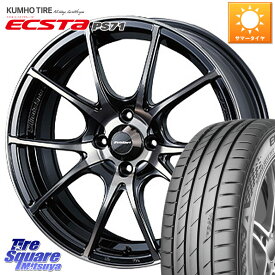 WEDS 72620 SA-10R ウェッズ スポーツ ホイール 17インチ 17 X 7.0J(ND5RC Brembo) +43 4穴 100 KUMHO ECSTA PS71 エクスタ サマータイヤ 205/40R17 ロードスター S990等キャリパー対応