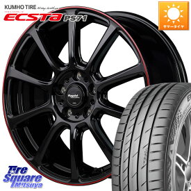 MANARAY MID ラピッドパフォーマンス ZX10 ホイール 17インチ 17 X 7.0J +50 5穴 100 KUMHO ECSTA PS71 エクスタ サマータイヤ 215/50R17 インプレッサ