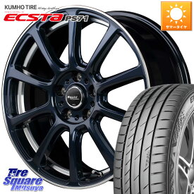 MANARAY MID ラピッドパフォーマンス ZX10 ホイール 17インチ 17 X 7.0J +50 5穴 100 KUMHO ECSTA PS71 エクスタ サマータイヤ 215/50R17 インプレッサ