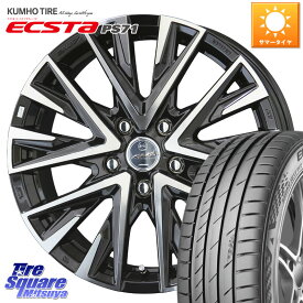 KYOHO スマック レジーナ SMACK LEGINA ホイール 18 X 7.5J +38 5穴 114.3 KUMHO ECSTA PS71 エクスタ サマータイヤ 235/50R18 アルファード