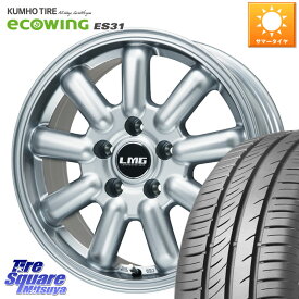 LEHRMEISTER レアマイスター LMG MOS-9 MOS9 16インチ 16 X 7.0J +40 5穴 114.3 KUMHO ecoWING ES31 エコウィング サマータイヤ 215/65R16