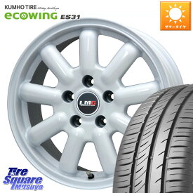 LEHRMEISTER レアマイスター LMG MOS-9 MOS9 16インチ 16 X 7.0J +40 5穴 114.3 KUMHO ecoWING ES31 エコウィング サマータイヤ 215/65R16