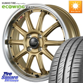 BLEST Bahns Tech S10-DP ホイール 16 X 6.0J +45 5穴 100 KUMHO ecoWING ES31 エコウィング サマータイヤ 215/65R16 ライズ ハイブリッド車