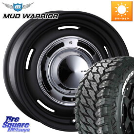 CRIMSON ディーン クロスカントリー ブラック 16インチ 16 X 8.0J +0 5穴 150 MONSTA TIRE MUD WARRIOR MT M/T ホワイトレター 265/75R16