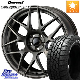 WEDS 74185 SA-27R ウェッズ スポーツ ホイール 17インチ 17 X 7.0J +40 5穴 114.3 GRIPMAX MUD Rage RT R/T MAX ホワイトレター 215/60R17 アルファード エクストレイル CX-30 UX カローラクロス